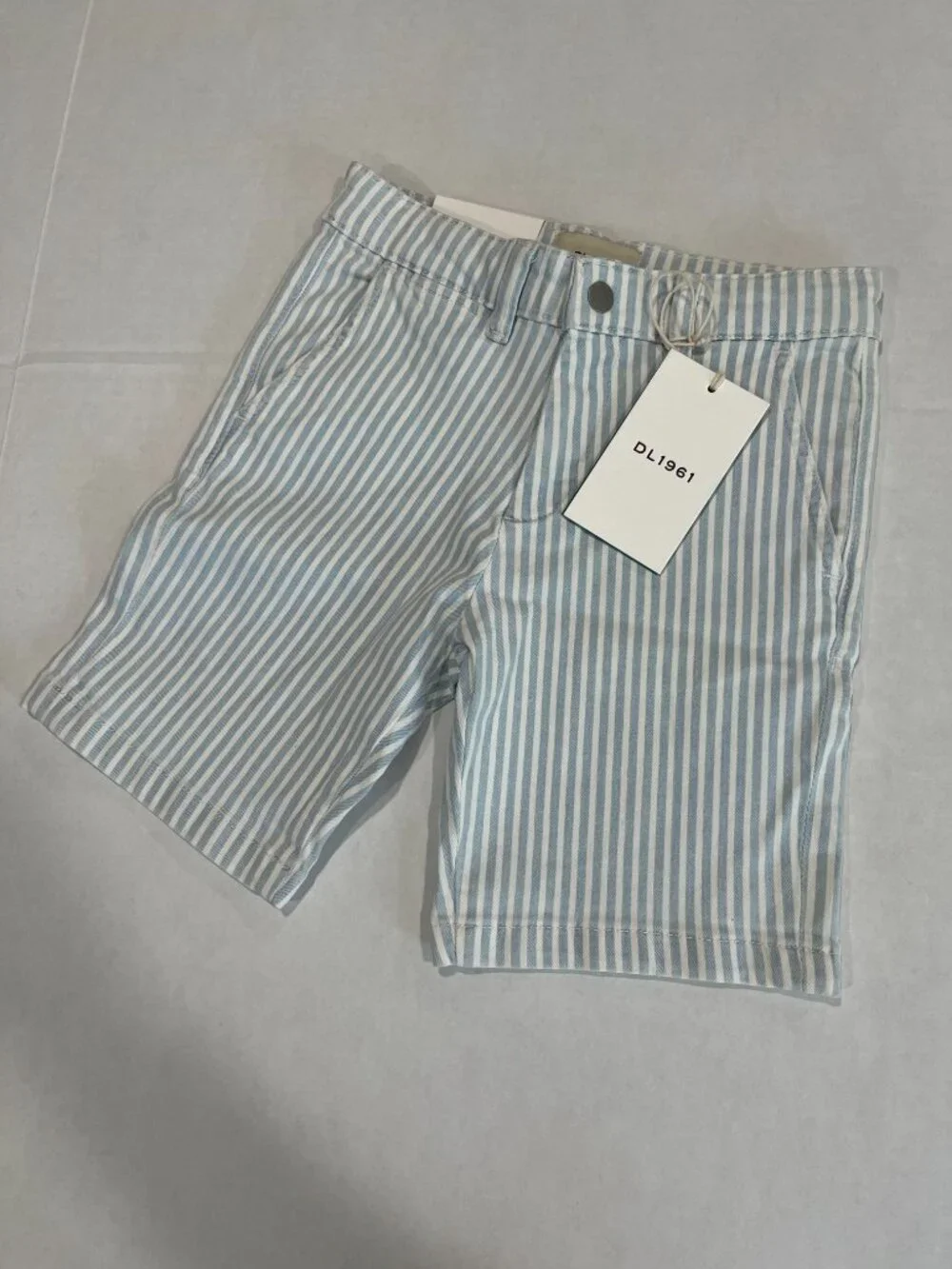 Boy - 4, 5, 6, 7, 10 - NWT DL1961 Jacob Chino Short in Shipmate Stripes